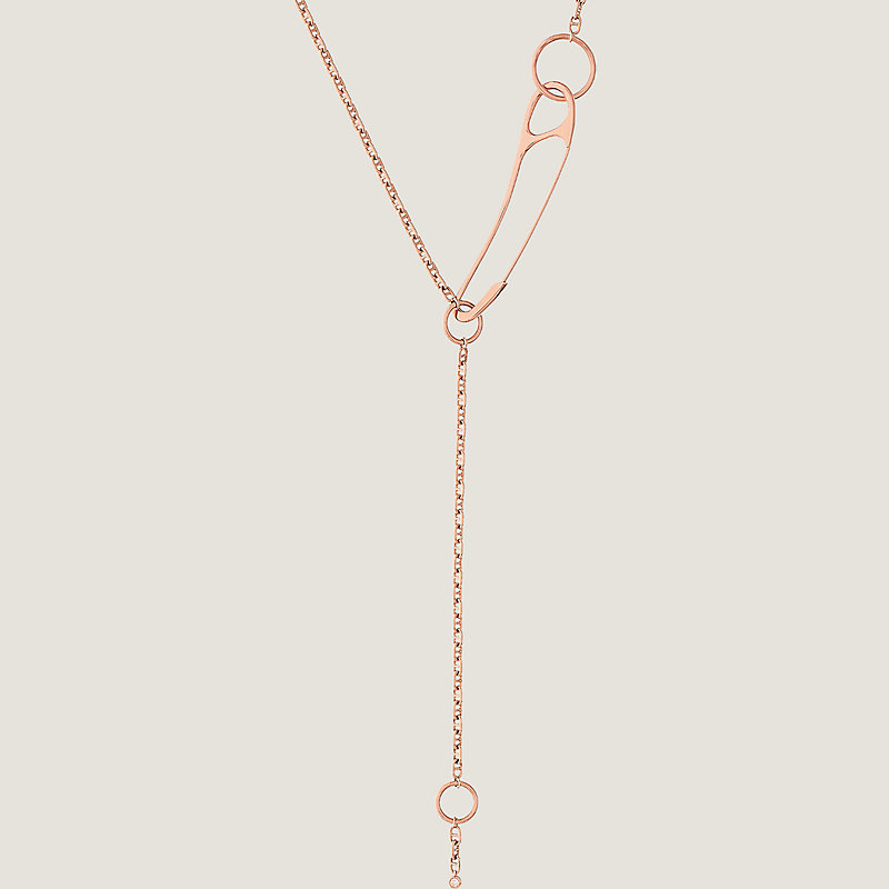 Chaine d'Ancre Punk long necklace, very large model | Hermès UK